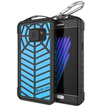 Charger l'image dans la galerie, Coque étanche Galaxy Note FE, série Punkcase WEBSTER, bleu clair | Coque robuste à armure lourde