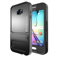 Load image into Gallery viewer, Galaxy S6 Waterproof Case, Punkcase SpikeStar Black Water/Shock/Dirt/Snow Proof | Lifetime Warranty (Color in image: black)