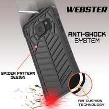 Charger l'image dans la galerie, Coque étanche pour Galaxy Note FE, série WEBSTER de Punkcase, noire | Coque de protection robuste