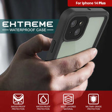 Charger l'image dans la galerie, For Iphone 14 Plus HTREME ¢ WATERPROOF CASE 4 [ 8B SHOCK-PROOF WATER-PROOF MULTI LAYERED MILITARY GRADE PROTECTION PROTECTION MATERIAL PROTECTION (Color in image: Teal)