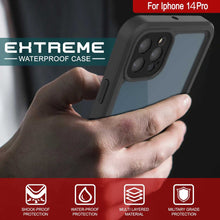 Charger l'image dans la galerie, For Iphone 14-Pro HTREME 7 WATERPROOF CASE SHOCK-PROOF WATER-PROOF MULTI LAYERED MILITARY GRADE PROTECTION PROTECTION MATERIAL PROTECTION W (Color in image: Teal)