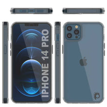 Load image into Gallery viewer, iPhone 14 Pro Case Punkcase® LUCID 2.0 Clear Series Series w/ SHIELD Screen Protector | Ultra Fit (Color in image: light blue)