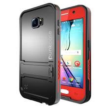 Load image into Gallery viewer, Galaxy S6 Waterproof Case, Punkcase SpikeStar Red Water/Shock/Dirt/Snow Proof | Lifetime Warranty (Color in image: red)