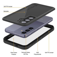 Load image into Gallery viewer, Galaxy S25 + Plus case étanche Punkcase Studstar noir mince de 6,7 pieds sous-marine IP68 Shock / Snow Proof