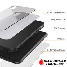 Charger l'image dans la galerie, iPhone SE (4.7") Case, Punkcase GlassShield Ultra Thin Protective 9H Full Body Tempered Glass Cover W/ Drop Protection & Non Slip Grip for Apple iPhone 7 / Apple iPhone SE (4.7") (White) (Color in image: Red)