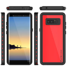 Charger l'image dans la galerie, Note 8 Waterproof Case PunkCase StudStar Red Thin 6.6ft Underwater IP68 Shock/Snow Proof (Color in image: light blue)