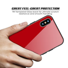 Charger l'image dans la galerie, iPhone SE (4.7") Case, Punkcase GlassShield Ultra Thin Protective 9H Full Body Tempered Glass Cover W/ Drop Protection & Non Slip Grip for Apple iPhone 7 / Apple iPhone SE (4.7") (Red) (Color in image: White)