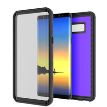 Charger l'image dans la galerie, Note 8 Waterproof Case PunkCase StudStar Purple Thin 6.6ft Underwater IP68 Shock/Snow Proof (Color in image: clear)