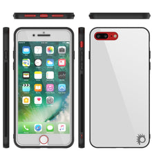 Charger l'image dans la galerie, iPhone 8 PLUS Case, Punkcase GlassShield Ultra Thin Protective 9H Full Body Tempered Glass Cover W/ Drop Protection & Non Slip Grip for Apple iPhone 7 PLUS / Apple iPhone 8 PLUS (White)