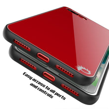 Charger l'image dans la galerie, iPhone 8 PLUS Case, Punkcase GlassShield Ultra Thin Protective 9H Full Body Tempered Glass Cover W/ Drop Protection & Non Slip Grip for Apple iPhone 7 PLUS / Apple iPhone 8 PLUS (Red)