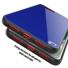 Charger l'image dans la galerie, iPhone 8 PLUS Case, Punkcase GlassShield Ultra Thin Protective 9H Full Body Tempered Glass Cover W/ Drop Protection & Non Slip Grip for Apple iPhone 7 PLUS / Apple iPhone 8 PLUS (Blue)