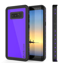 Charger l'image dans la galerie, Note 8 Waterproof Case PunkCase StudStar Purple Thin 6.6ft Underwater IP68 Shock/Snow Proof (Color in image: purple)