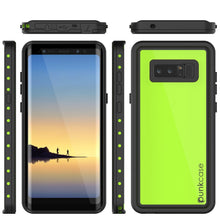 Charger l'image dans la galerie, Galaxy Note 8 Waterproof Case PunkCase StudStar Light Green Thin 6.6ft Underwater IP68 ShockProof (Color in image: light blue)