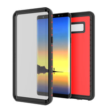 Charger l'image dans la galerie, Note 8 Waterproof Case PunkCase StudStar Red Thin 6.6ft Underwater IP68 Shock/Snow Proof (Color in image: clear)