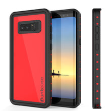 Charger l'image dans la galerie, Note 8 Waterproof Case PunkCase StudStar Red Thin 6.6ft Underwater IP68 Shock/Snow Proof (Color in image: red)