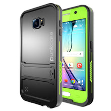 Load image into Gallery viewer, Galaxy S6 Waterproof Case, Punkcase SpikeStar Light Green Water/Shock/Dirt Proof | Lifetime Warranty (Color in image: light green)