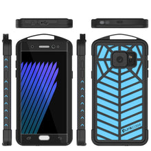 Charger l'image dans la galerie, Coque étanche Galaxy Note FE, série Punkcase WEBSTER, bleu clair | Coque robuste à armure lourde