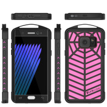 Charger l'image dans la galerie, Étui étanche pour Galaxy Note FE, série WEBSTER de Punkcase, rose | Étui de protection robuste