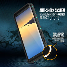 Charger l'image dans la galerie, Note 8 Waterproof Case PunkCase StudStar Teal Thin 6.6ft Underwater IP68 Shock/Snow Proof (Color in image: white)