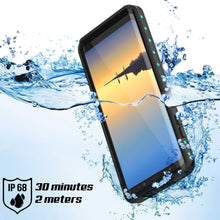 Charger l'image dans la galerie, Note 8 Waterproof Case PunkCase StudStar Teal Thin 6.6ft Underwater IP68 Shock/Snow Proof (Color in image: black)