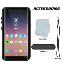 Load image into Gallery viewer, Galaxy S9 Plus Waterproof Case PunkCase StudStar Black Thin 6.6ft Underwater IP68 Shock/Snow Proof (Color in image: light green)