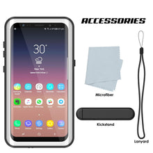 Charger l'image dans la galerie, Galaxy S9 Waterproof Case, Punkcase StudStar White Thin 6.6ft Underwater IP68 Shock/Snow Proof (Color in image: light green)