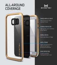 Charger l'image dans la galerie, Galaxy S7 EDGE Waterproof Case, Ghostek Atomic 2.0 Gold Shock/Dirt/Snow Proof | Lifetime Warranty (Color in image: Red)