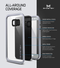 Charger l'image dans la galerie, Galaxy S7 EDGE Waterproof Case, Ghostek Atomic 2.0 Silver Shock/Dirt/Snow Proof | Lifetime Warranty (Color in image: Red)
