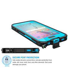 Load image into Gallery viewer, Galaxy S6 Waterproof Case, Punkcase SpikeStar Light Blue Water/Shock/Dirt Proof | Lifetime Warranty (Color in image: pink)