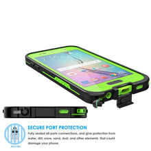 Load image into Gallery viewer, Galaxy S6 Waterproof Case, Punkcase SpikeStar Light Green Water/Shock/Dirt Proof | Lifetime Warranty (Color in image: light blue)