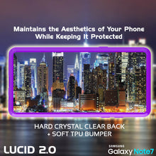 Load image into Gallery viewer, Note 7 Case Punkcase® LUCID 2.0 Purple Series w/ PUNK SHIELD Screen Protector | Ultra Fit (Color in image: black)