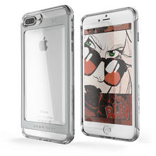 Charger l'image dans la galerie, iPhone 7+ Plus Case, Ghostek® Cloak 2.0 Silver Series w/ Screen Protector | Aluminum Frame (Color in image: Silver)