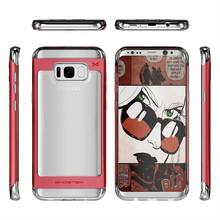 Load image into Gallery viewer, Galaxy S8 Case, Ghostek® 2.0 Red Series w/ Explosion-Proof Screen Protector | Aluminum Frame (Color in image: Pink)