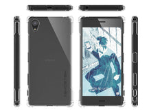 Load image into Gallery viewer, Xperia X Case, Ghostek® Covert Clear Series | Clear TPU | Warranty | Screen Protector | Ultra Fit (Color in image: Peach)