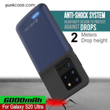 Charger l'image dans la galerie, PunkJuice S20 Ultra Battery Case All Blue - Fast Charging Power Juice Bank with 6000mAh (Color in image: Red)