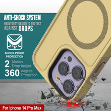 Charger l'image dans la galerie, ANTI-SHOCK SYSTEM HEAVYDUTY DESIGN TO PROTECT AGAINST DROPS Y SHOCK-PROOF PROTECTION Meters Drop height 3 6 Seer For Iphone 14 Pro Max ae (Color in image: Teal)