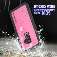 Load image into Gallery viewer, Galaxy S9 Plus Waterproof Case PunkCase StudStar Pink Thin 6.6ft Underwater IP68 Shock/Snow Proof (Color in image: red)