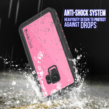 Charger l'image dans la galerie, Galaxy S9 Waterproof Case PunkCase StudStar Pink Thin 6.6ft Underwater IP68 Shock/Snow Proof (Color in image: red)