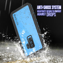 Load image into Gallery viewer, Galaxy S9 Plus Waterproof Case PunkCase StudStar Light Blue Thin 6.6ft Underwater IP68 ShockProof (Color in image: red)