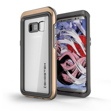 Load image into Gallery viewer, Galaxy S8 Waterproof Case, Ghostek Atomic 3 Series| Underwater | Shockproof | Dirt-proof | Snow-proof | Aluminum Frame | Ultra Fit | Swimming | (Gold) (Color in image: Gold)