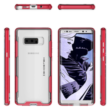 Charger l'image dans la galerie, Galaxy Note 8 Case, Ghostek Cloak 3 Galaxy Note 8 Clear Transparent Bumper Case Note8 2017 | RED (Color in image: Pink)
