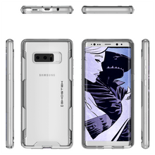Load image into Gallery viewer, Galaxy Note 8 Case, Ghostek Cloak 3 Galaxy Note 8 Clear Transparent Bumper Case Note 8 2017 | SILVER (Color in image: Pink)