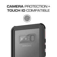 Charger l'image dans la galerie, Galaxy Note 8, Ghostek Nautical Galaxy Note 8 Case Military Grade Armor Waterproof Cover | Red