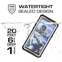Load image into Gallery viewer, Galaxy Note 8 Case, Ghostek Nautical Slim Shockproof Waterproof Armor Cover | White