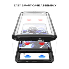 Load image into Gallery viewer, Galaxy Note 8 Case, Ghostek Nautical Slim Shockproof Waterproof Armor Cover | White (Color in image: Black)