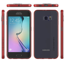 Load image into Gallery viewer, Galaxy S6 Case, Ghostek Cloak Series Red Slim Premium Protective Hybrid Impact Glass Armor (Color in image: silver)