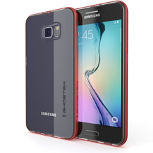 Load image into Gallery viewer, Galaxy S6 Case, Ghostek Cloak Series Red Slim Premium Protective Hybrid Impact Glass Armor (Color in image: red)