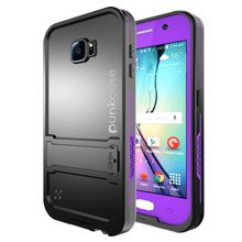 Load image into Gallery viewer, Galaxy S6 Waterproof Case, PunkCase SpikeStar Purple Water/Shock/Dirt/Snow Proof | Lifetime Warranty (Color in image: purple)