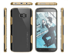 Charger l'image dans la galerie, Galaxy S7 Case, Ghostek Cloak Series Gold Slim Premium Protective Hybrid Impact Glass Armor (Color in image: silver)