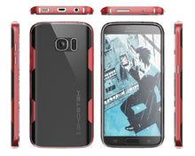 Load image into Gallery viewer, Galaxy S7 Case, Ghostek Cloak Series Red Slim Premium Protective Hybrid Impact Glass Armor (Color in image: black)